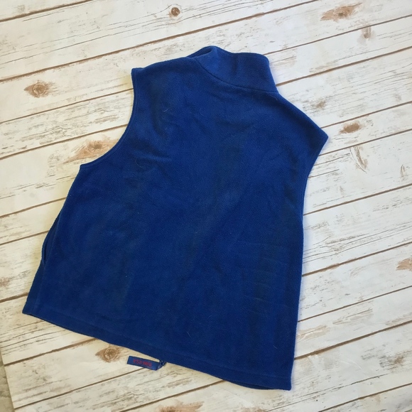 Vintage Team USA Blue Fleece Olympic "Eddie" Vest - Picture 4 of 5